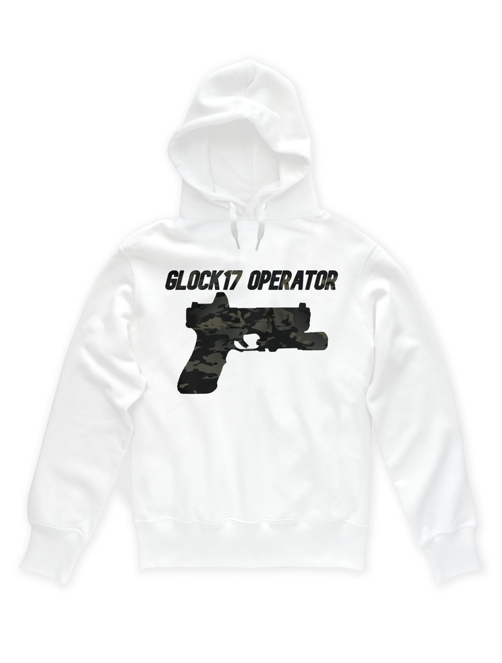 GLOCK17 OPERATOR BLACK MULTİCAM HOODİE