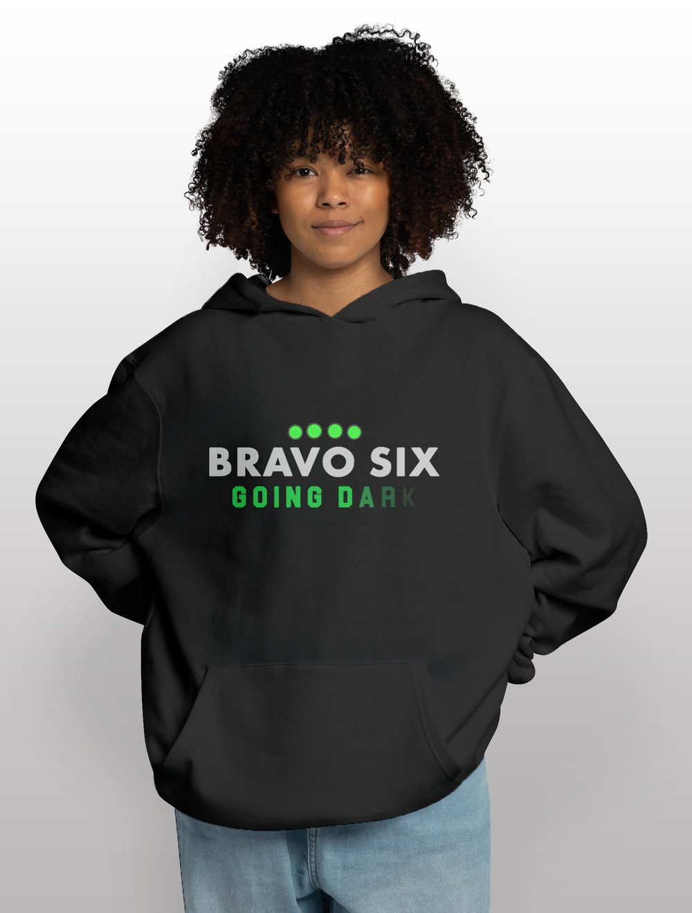 BRAVO SİX GOİNG DARK OVERSİZE HOODİE