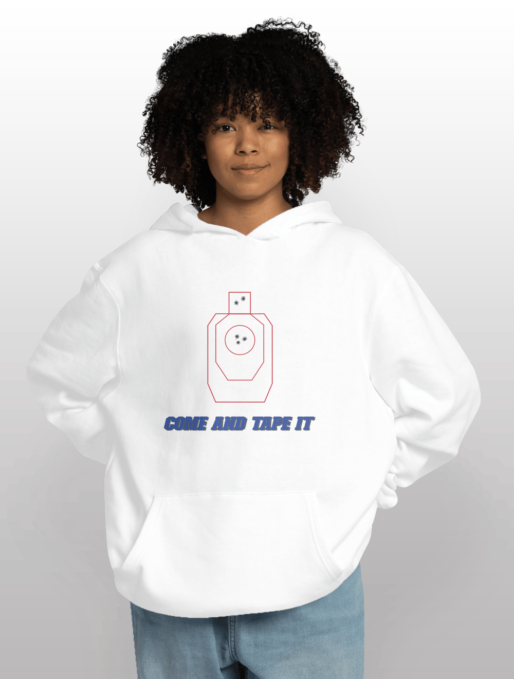 Come And Tape It Oversize Hoodie2