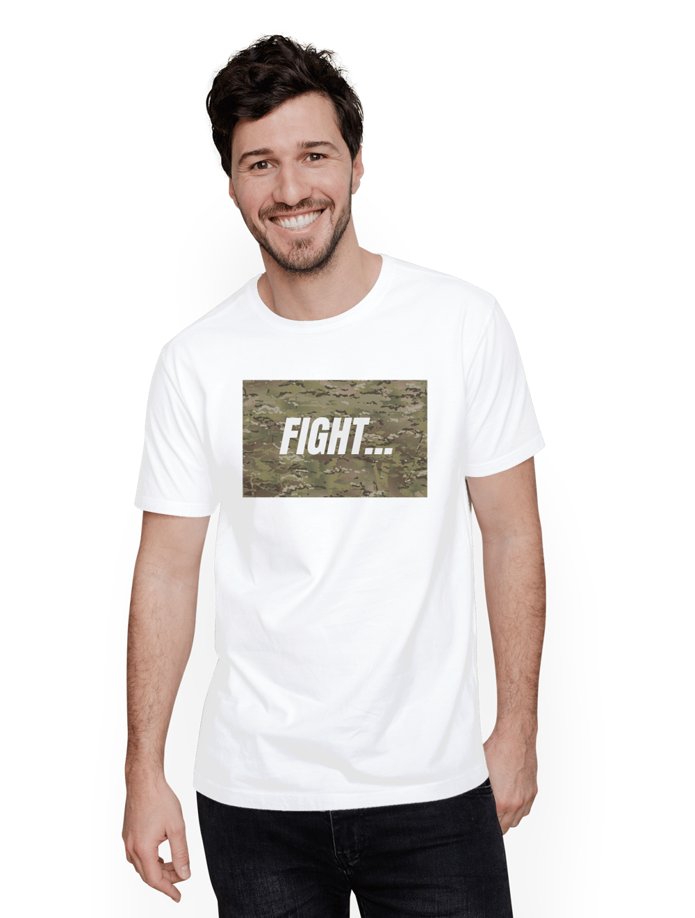FIGHT T-Shirt MULTİCAM