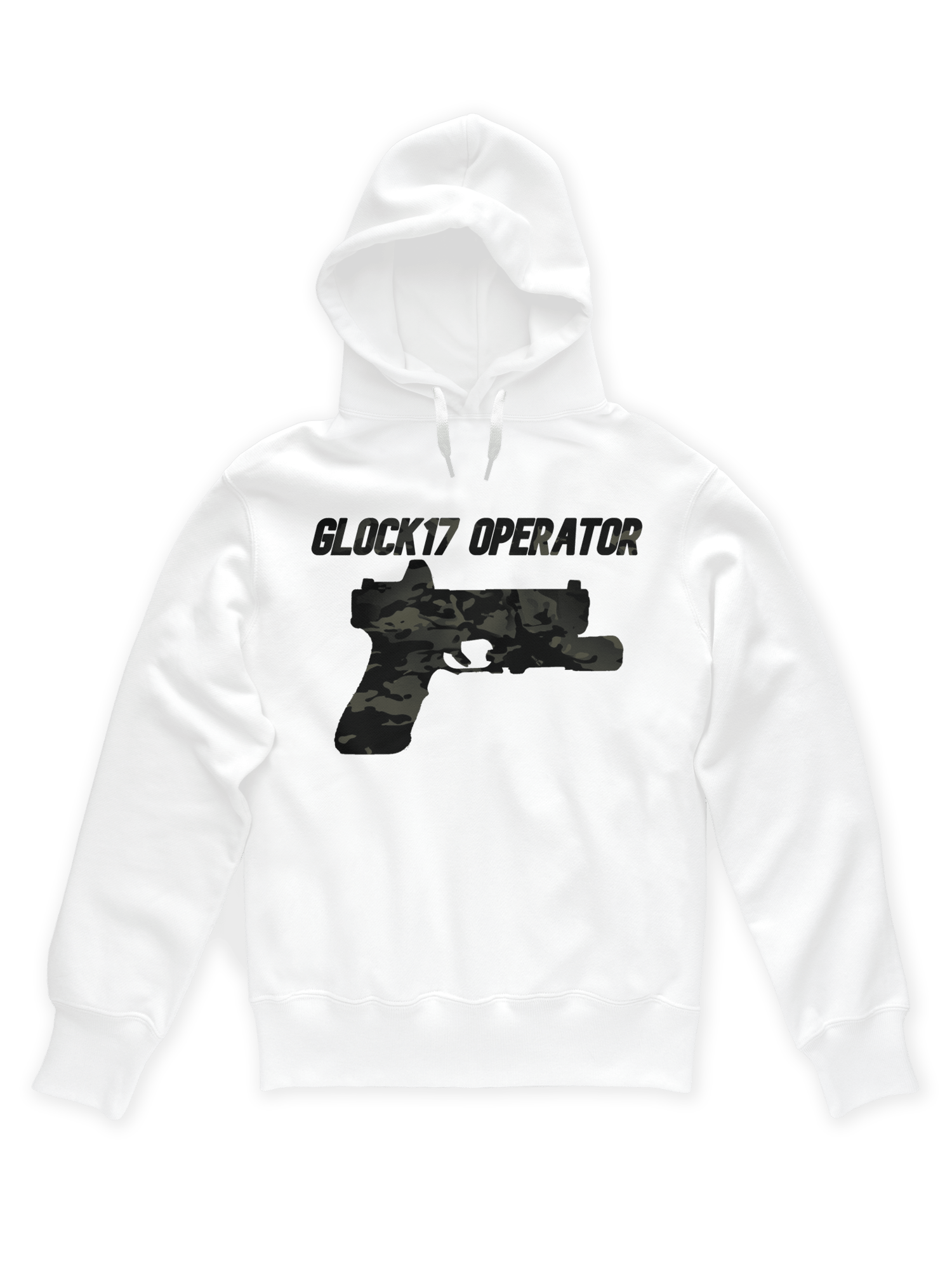 GLOCK17 OPERATOR BLACK MULTİCAM HOODİE